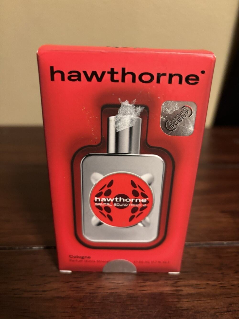 Hawthorne Santal Soundtrack 2 Eau de Parfum Men's Fragrance. Open Box